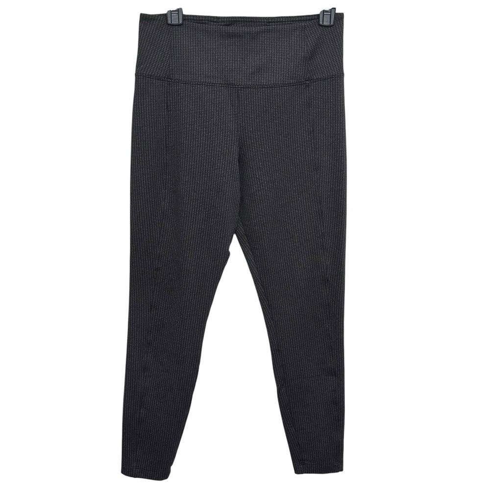 Athleta Delancey Houndstooth‎ Tight Leggings Women's Size Medium Brown Black